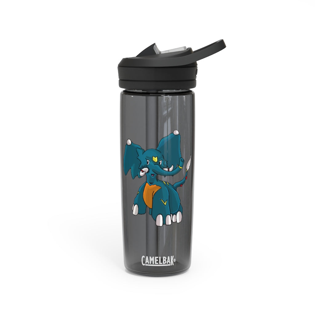 Tuskhann CamelBak Eddy® Water Bottle in 20oz and 25oz sizes, showcasing its durable Tritan™ material and spill-proof design.